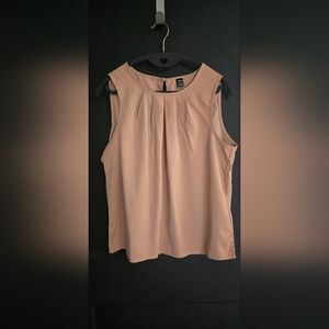 Sleeveless Tan Women's Top